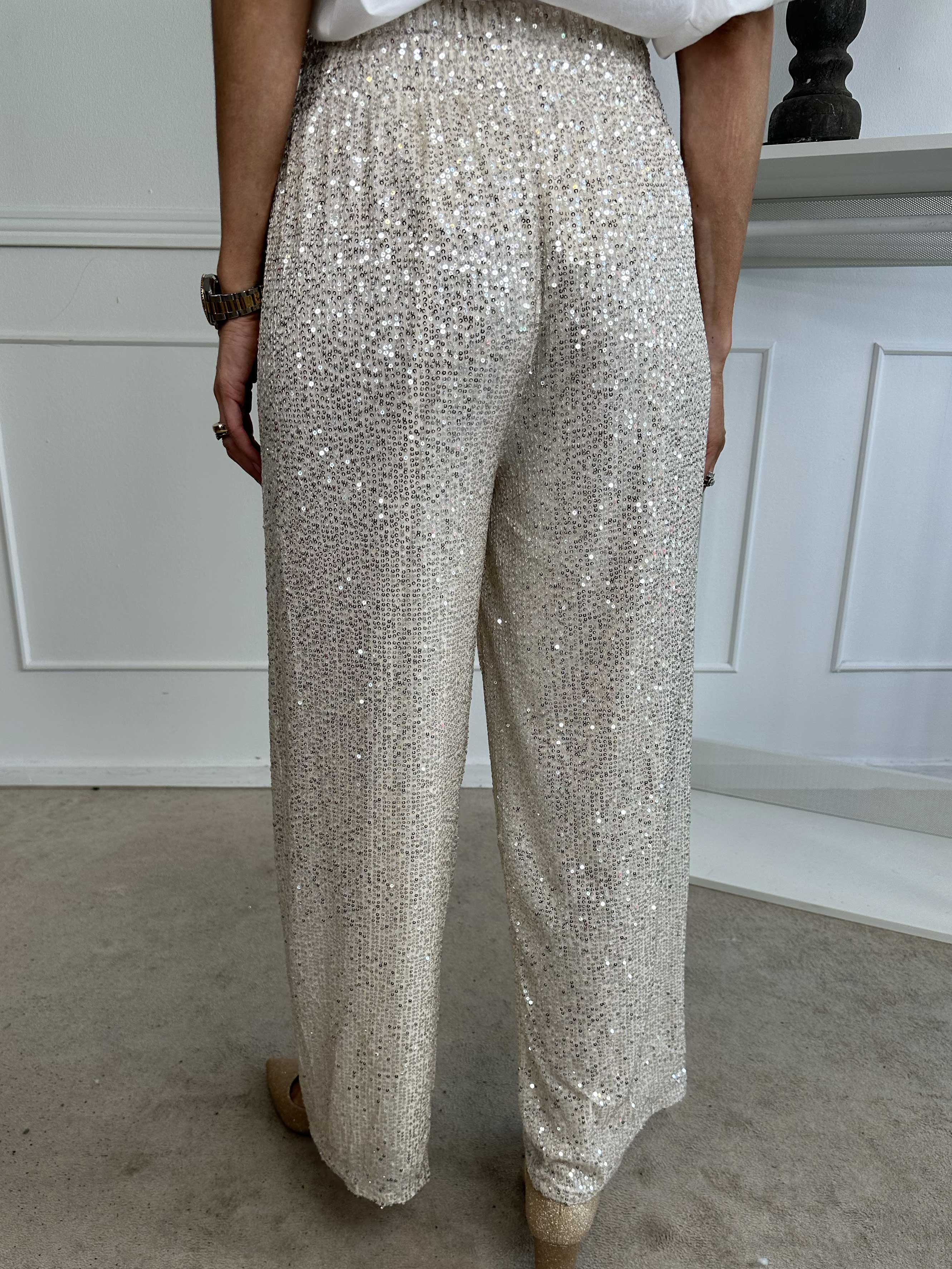 Pams Pants Glitter - Løse bukser med pailletter